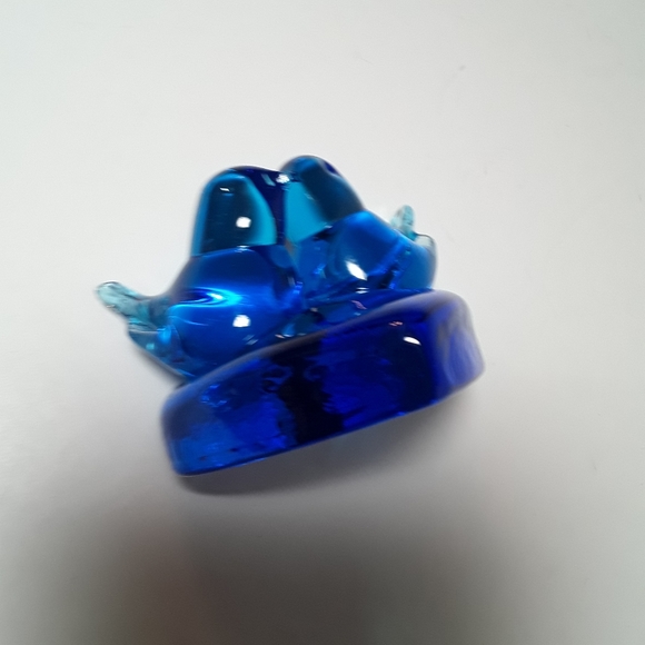 Kissing Blue birds happiness signed 1990 - Picture 3 of 9